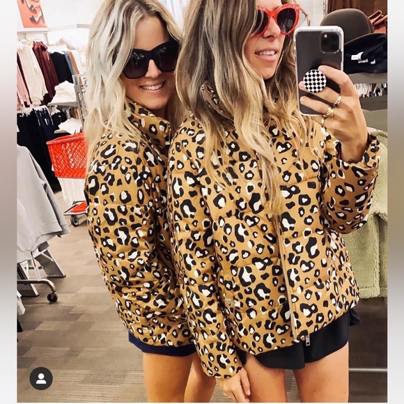 Leopard puffer jacket - Picture 2 of 3